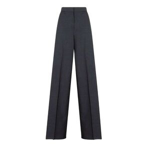 MaxMara Dark Gray Wide-Leg Trousers